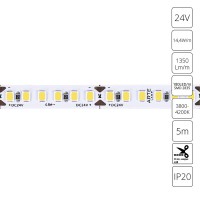 Светодиодная лента 24V 14,4W/m 4000К 5м Arte Lamp TAPE A2418008-02-4K