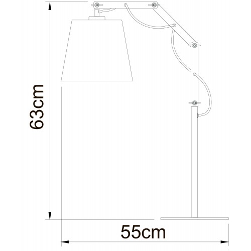 Декоративная настольная лампа Arte Lamp PINOCCHIO A5700LT-1WH