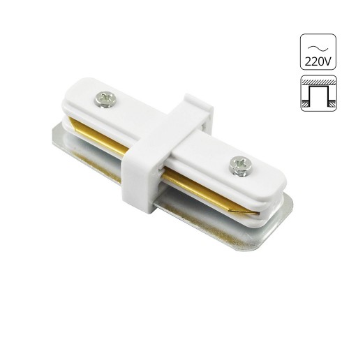 Коннектор прямой для шинопровода Arte Lamp TRACK ACCESSORIES A130233