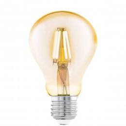 Лампа светодиодная филаментная диммируемая Eglo E27 4W 2200К янтарь 12873