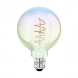 Лампа светодиодная диммируемая Eglo E27 4W 2000К разноцветная 110207
