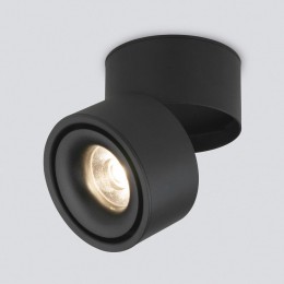 Накладной светодиодный светильник Elektrostandard Klips DLR031 15W 3000K черный матовый a063937